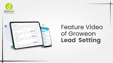Groweon Lead Management Software - Lead Settings Training Video|| Lead management #crm #video #how