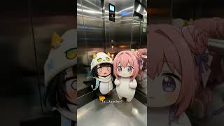 When Gugugaga and Doro ran into their teacher in the elevator...#gugugaga #doro #fyp #cute #viral