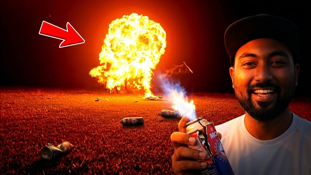 Testing How Explosive Butane Gas Really Is! - YouTube