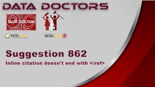 Data Doctors Suggestion 862 Inline citation doesn't end with ref tag