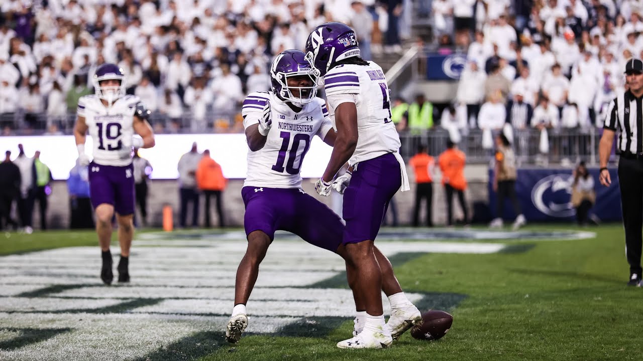 Football - Northwestern Stuns Penn State on the Road, 22-21 (10/11/25)