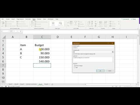 Video: Bagaimana Anda membuat skenario di Excel?