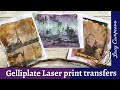 Gelliprint Laser print photo transfers with Lucy