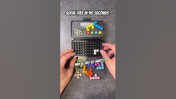 Solve This VERY Difficult Puzzle in 90 Seconds