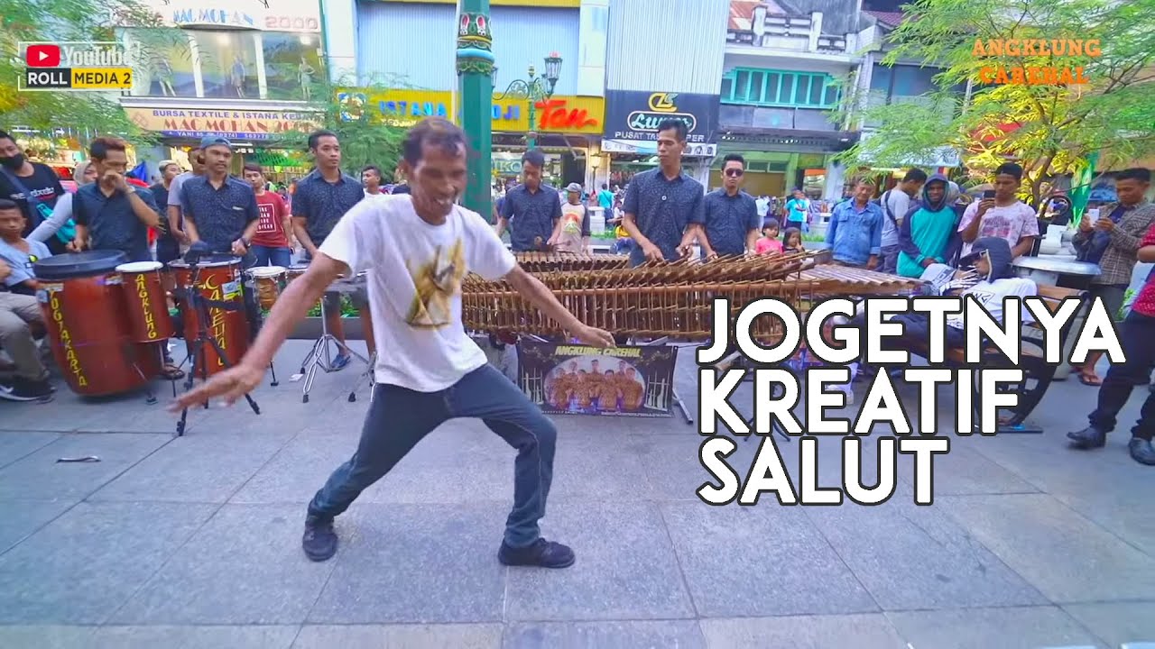 WOW Lentur Joget Kreatif Kaya Gak Bertulang - Angklung Carehal Jogja (Angklung Malioboro)
