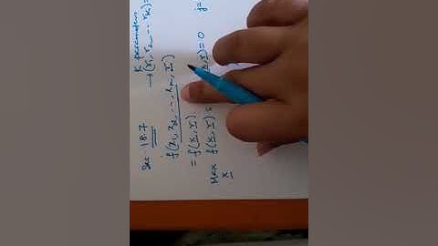 Mathematical Methods for Economics: Constrained Optimization - 11