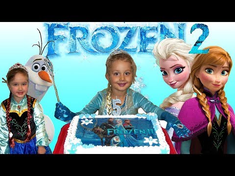 День Рождения принцессы Эльзы! FROZEN 2 ОГРОМНЫЙ ТОРТ ХОЛОДНОЕ СЕРДЦЕ 2 для Эльзы и Анны