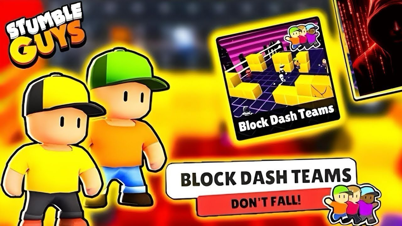JUGANDO COMO BOT EN BLOCK DASH TEAMS 😂 - YouTube