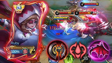 RUBY IS THE QUEEN OF SPELLVAMP!!🩸 BEST RUBY BUILD AND ROTATION 2025
