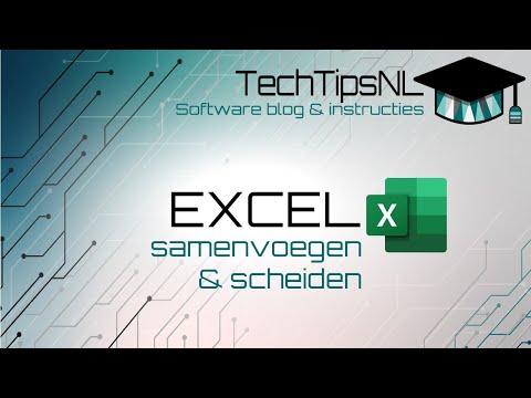 Video: Hoe Een Cel Te Splitsen In Excel