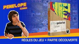 THE GALLERIST {règles du jeu et partie}  un fantastique jeu de Vital Lacerda