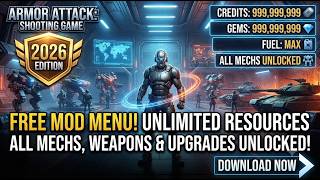 Armor Attack Shooting Game code - mod unlimited resources for iOS Android screenshot 2