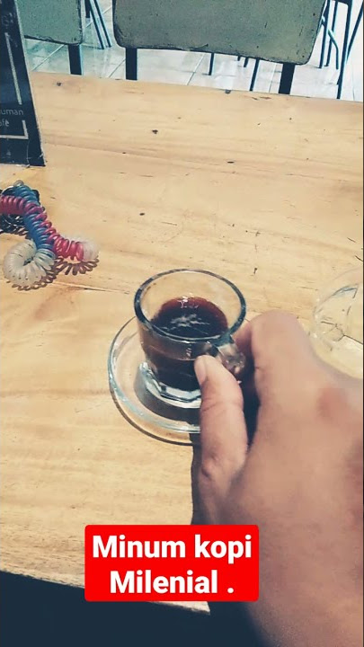 Cara menikmati Kopi Espresso Kopi Milenial.!!!!!!!. #shorts