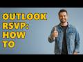 How to add an RSVP option in an Outlook email invitation?