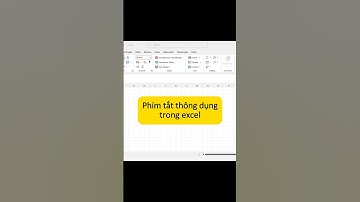 Phím tắt với ctrl trong excel #excel #phimtat #tinhocvanphong #xuhuong