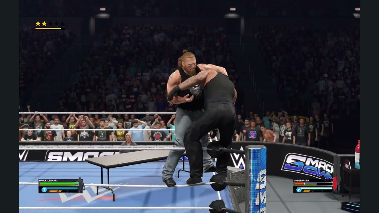 BROCK LESNAR wwe 2k25 Entrance, moves, super finisher and Victory Scene 