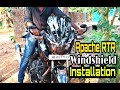 Apache rtr 160,180 windshield installation