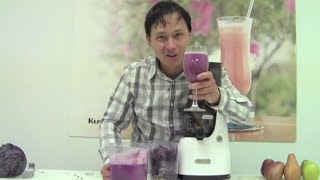 Red cabbage pear juice recipe made with ...