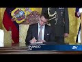 Oposición califica como distractor el adelanto del décimo tercer sueldo en Ecuador | Televistazo