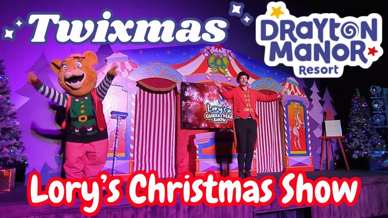 Рождественское шоу Лори Twixmas 2024 в курортном комплексе Drayton Manor