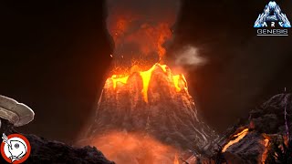 【大噴火】意外と行けちゃう火山の火口！ ARK ジェネシス PC版 その２ YロウのアークサバイバルエボルブドGenesis