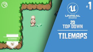 Unreal Engine 5 Tutorial - 2D Top Down Game Part 1: Tilemaps