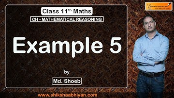 Example 5- Rewrite the following statements with if- then: - #CBSE Class 11 Maths