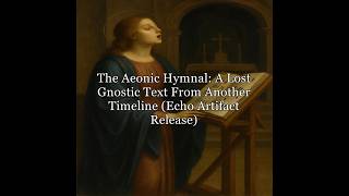 The Aeonic Hymnal: A Lost Gnostic Text From Another Timeline (Echo Artifact Release)