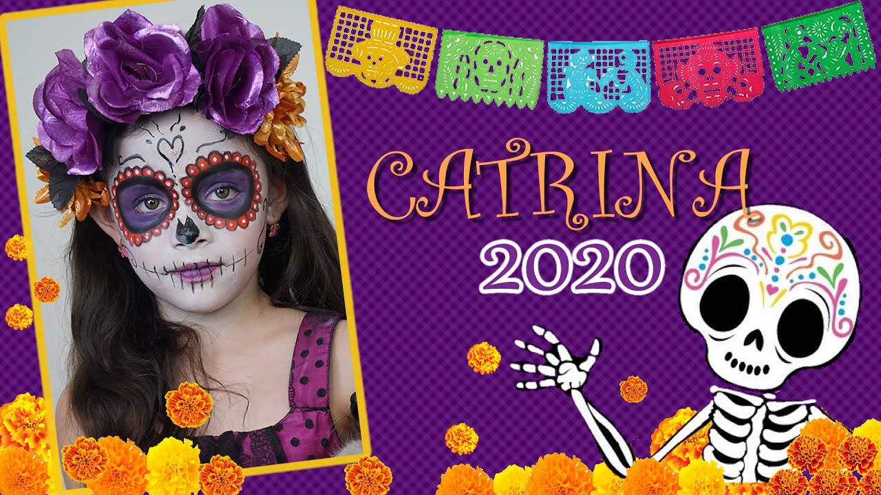 TRANSFORMÉ A YARELI EN CATRINA!! | MAQUILLAJE DE CATRINA PARA NIÑAS - May  Lopez Youtuber