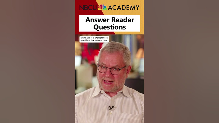 How to Copyedit News - NBCU Academy 101