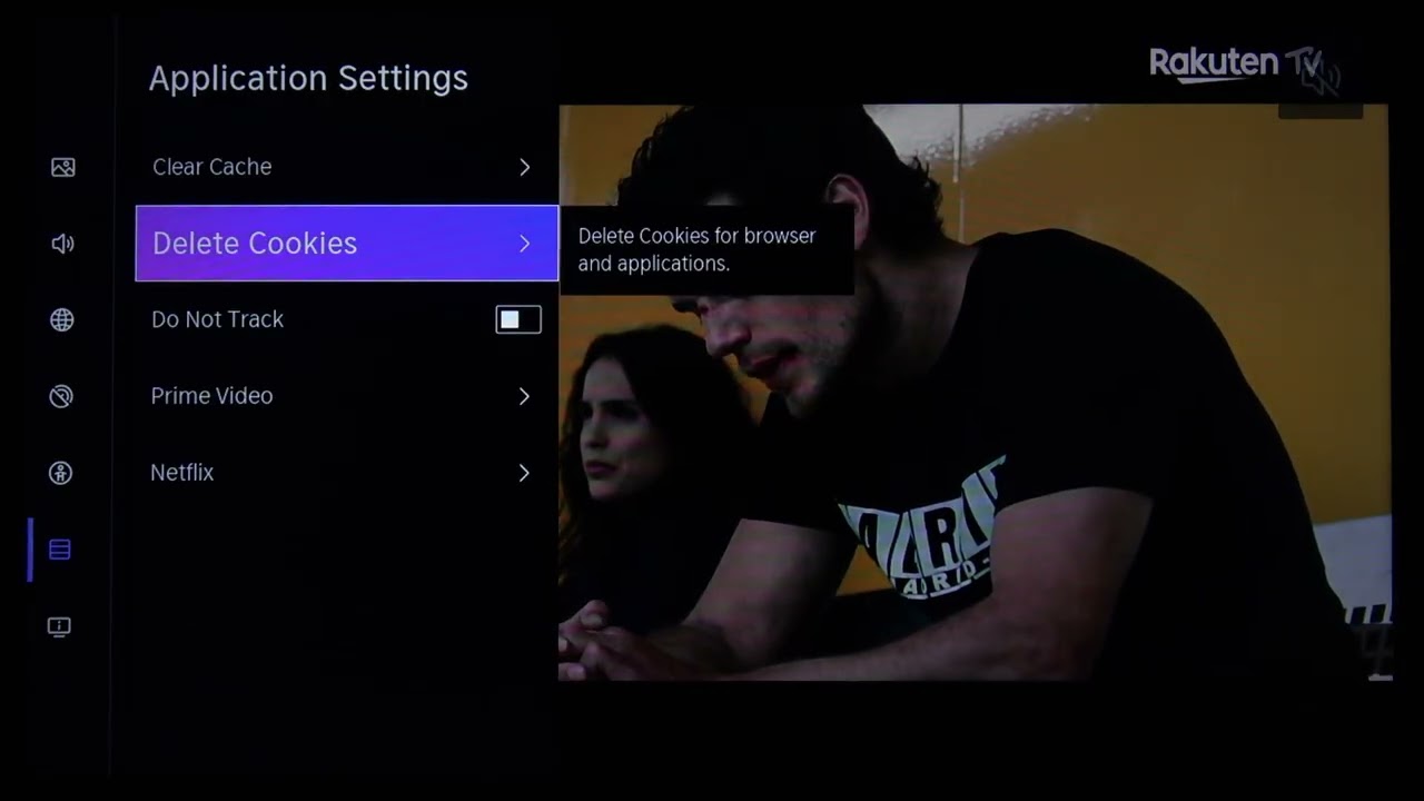 DYON Movie Smart TV – Как удалить файлы cookie