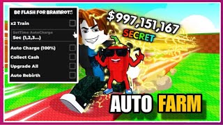 ⚡ Be Flash for Brainrots Script | KEYLESS + AUTO FARM + ADD MUTATION + 100% CHARGE