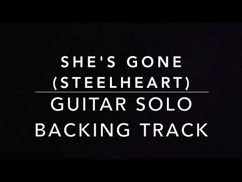 She S Gone Steelheart Guitar Solo Backing Track 