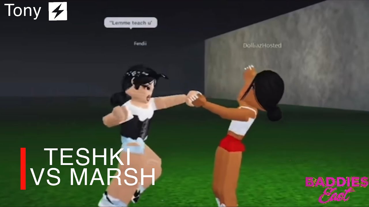 TESHKI VS MARSH | baddies East | Tonyshows - YouTube