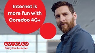 Leo Messi enjoys the internet with Ooredoo screenshot 1