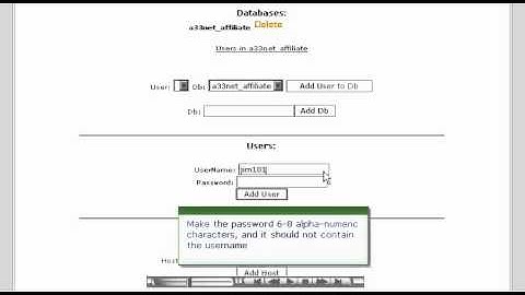 Criando bancos de dados MySQL - cPanel