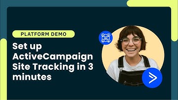 Set up ActiveCampaign Site Tracking in 3 minutes