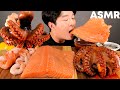 ASMR MUKBANG | MASSIVE OCTOPUS SALMON SHRIMP OYSTER POPULAR SEAFOOD EATING SOUNDS COOKING 해산물 먹방
