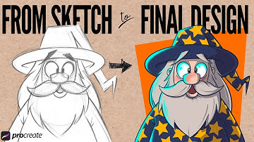 From Sketch to Final Design: Cartooning in Procreate...Let