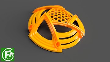 Fusion 360 - Speaker Cover (Full Narrated Tutorial)