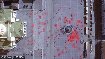 Detecting Pedestrians in a Drone Video