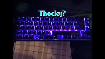 How to make your spacebar thocky?