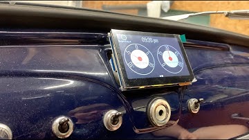 Custom vehicle instrumentation prototype using Raspberry Pi 4 and 4.3” touchscreen