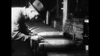 Manufacturing an Eight Inch High Explosive Howitzer Shell (1917 ?)