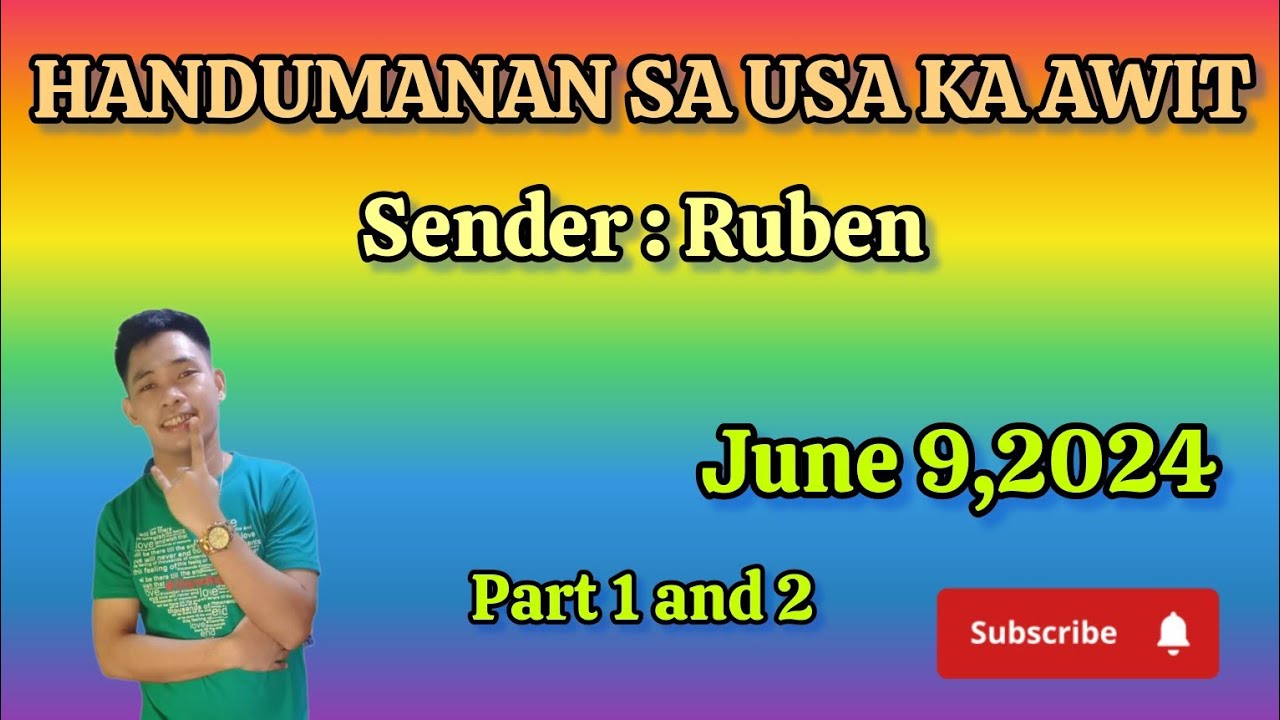 handumanan sa usa ka awit; June 9,2024; sender Ruben