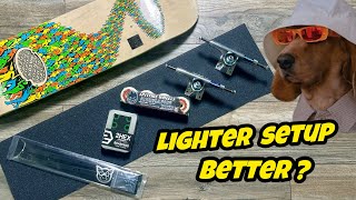 New Light Weight Skateboard Setup