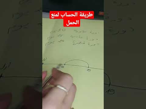 طريقة الحساب لمنع الحمل تتمة الفيديو على القناة