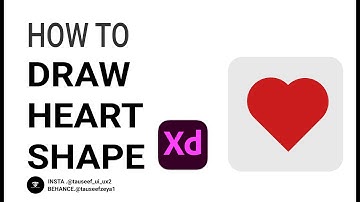 Learn How To Draw A Heart Shape In Adobe XD | UI Design Tips