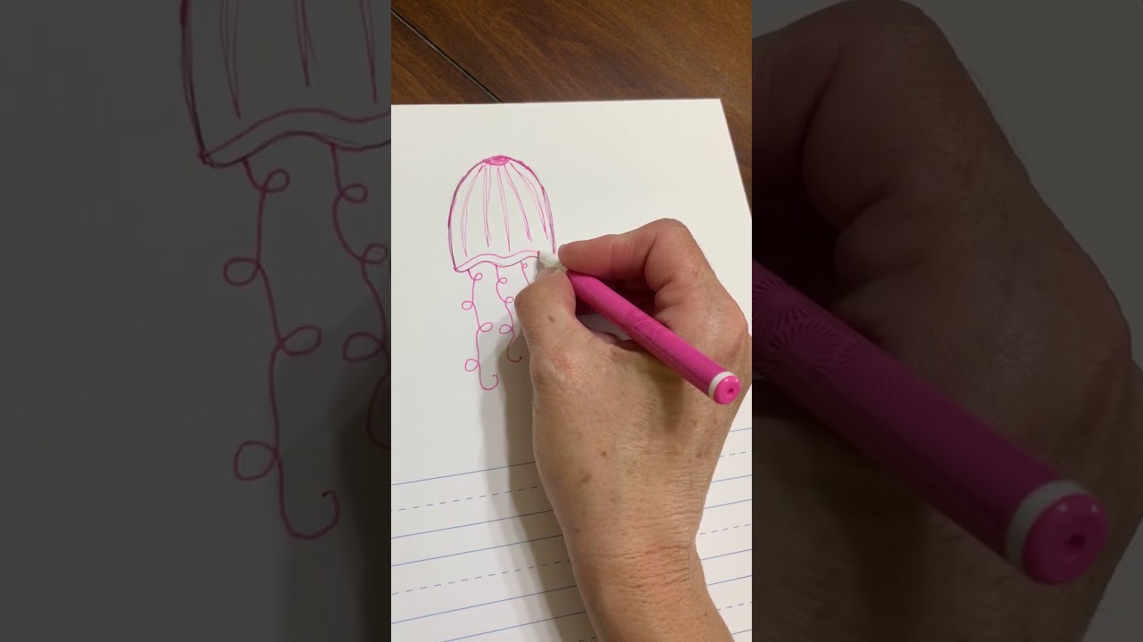 Directed draw and sentence of a jellyfish YouTube