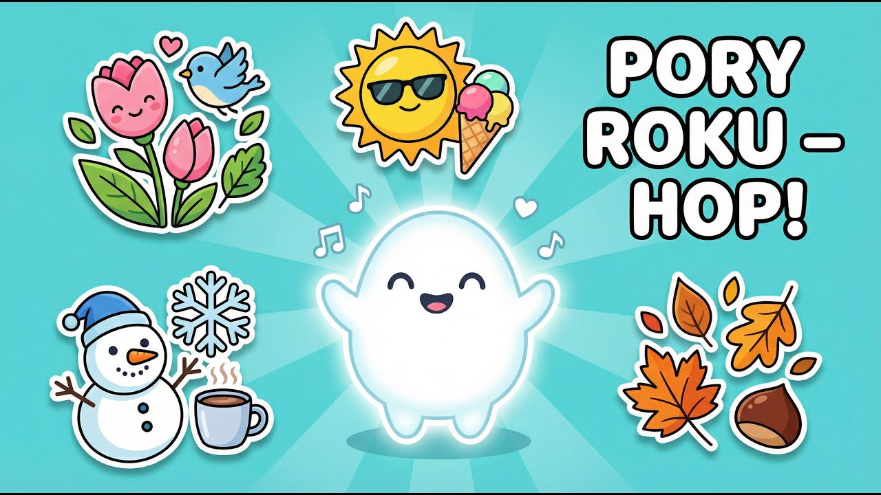 Cztery pory roku 🌸☀️🍂❄️ | Wiosna, Lato, Jesień, Zima | Piosenka dla dzieci | Lumio